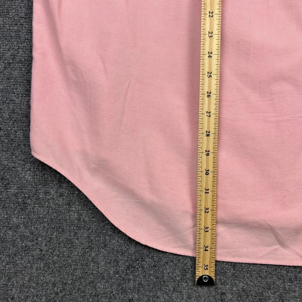 Ralph Lauren Yarmouth Shirt Men 17-34 Pink Oxford Button Down Classic Flesh Pony